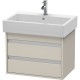 Тумба тауп матовый 65 см Duravit Ketho KT662409191