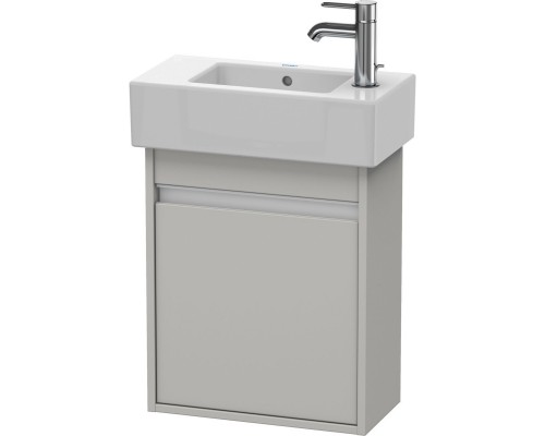 Тумба бетонно-серый матовый 45 см Duravit Ketho KT6629L0707