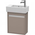 Тумба базальт матовый 45 см Duravit Ketho KT6629L4343 Тумба базальт матовый 45 см Duravit Ketho KT6629L4343