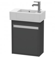 Тумба графит матовый 45 см Duravit Ketho KT6629L4949