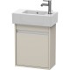 Тумба тауп матовый 45 см Duravit Ketho KT6629L9191