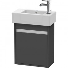 Тумба графит матовый 45 см Duravit Ketho KT6629R4949