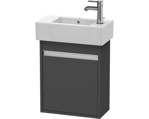 Тумба графит матовый 45 см Duravit Ketho KT6629R4949