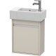 Тумба тауп матовый 45 см Duravit Ketho KT6629R9191