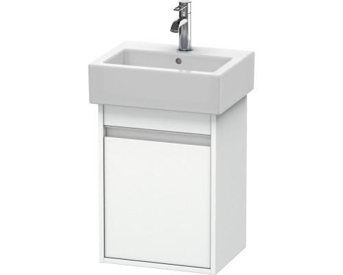 Тумба белый матовый 40 см Duravit Ketho KT6630L1818