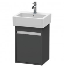 Тумба графит матовый 40 см Duravit Ketho KT6630L4949