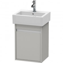 Тумба бетонно-серый матовый 40 см Duravit Ketho KT6630R0707