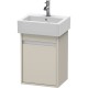 Тумба тауп матовый 40 см Duravit Ketho KT6630R9191