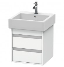 Тумба белый матовый 45 см Duravit Ketho KT663501818