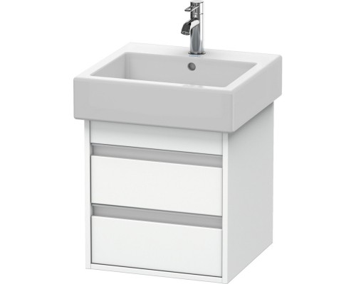 Тумба белый матовый 45 см Duravit Ketho KT663501818