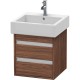 Тумба темный орех 45 см Duravit Ketho KT663502121