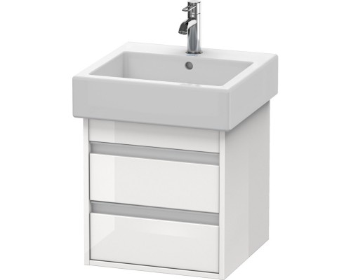 Тумба белый глянец 45 см Duravit Ketho KT663502222