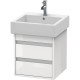 Тумба белый глянец 45 см Duravit Ketho KT663502222