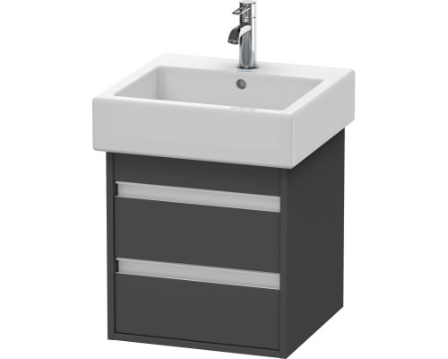 Тумба графит матовый 45 см Duravit Ketho KT663504949