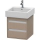 Тумба лен 45 см Duravit Ketho KT663507575