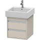 Тумба тауп матовый 45 см Duravit Ketho KT663509191