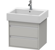 Тумба бетонно-серый матовый 55 см Duravit Ketho KT663600707