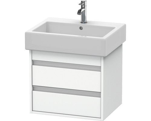 Тумба белый матовый 55 см Duravit Ketho KT663601818