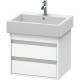 Тумба белый матовый 55 см Duravit Ketho KT663601818