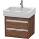 Тумба темный орех 55 см Duravit Ketho KT663602121