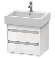 Тумба белый глянец 55 см Duravit Ketho KT663602222