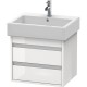 Тумба белый глянец 55 см Duravit Ketho KT663602222