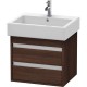 Тумба каштан 55 см Duravit Ketho KT663605353