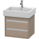 Тумба лен 55 см Duravit Ketho KT663607575