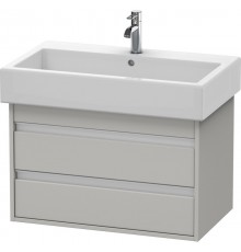 Тумба бетонно-серый матовый 75 см Duravit Ketho KT663700707