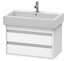 Тумба белый матовый 75 см Duravit Ketho KT663701818