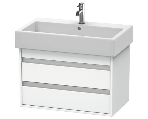 Тумба белый матовый 75 см Duravit Ketho KT663701818