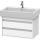 Тумба белый матовый 75 см Duravit Ketho KT663701818