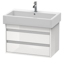 Тумба белый глянец 75 см Duravit Ketho KT663702222