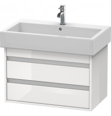 Тумба белый глянец 75 см Duravit Ketho KT663702222