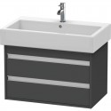 Тумба графит матовый 75 см Duravit Ketho KT663704949 Тумба графит матовый 75 см Duravit Ketho KT663704949