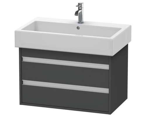 Тумба графит матовый 75 см Duravit Ketho KT663704949