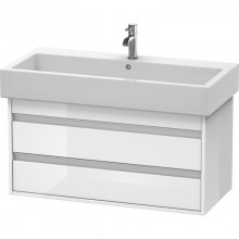 Тумба белый глянец 95 см Duravit Ketho KT663802222