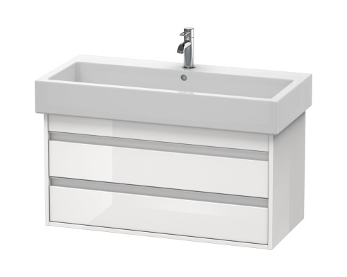 Тумба белый глянец 95 см Duravit Ketho KT663802222