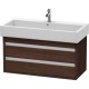 Тумба каштан 95 см Duravit Ketho KT663805353