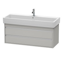 Тумба бетонно-серый матовый 115 см Duravit Ketho KT663900707