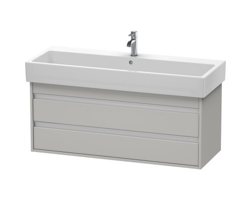 Тумба бетонно-серый матовый 115 см Duravit Ketho KT663900707