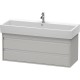 Тумба бетонно-серый матовый 115 см Duravit Ketho KT663900707