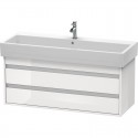 Тумба белый глянец 115 см Duravit Ketho KT663902222 Тумба белый глянец 115 см Duravit Ketho KT663902222