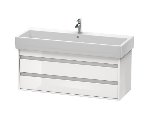 Тумба белый глянец 115 см Duravit Ketho KT663902222