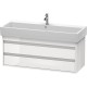 Тумба белый глянец 115 см Duravit Ketho KT663902222