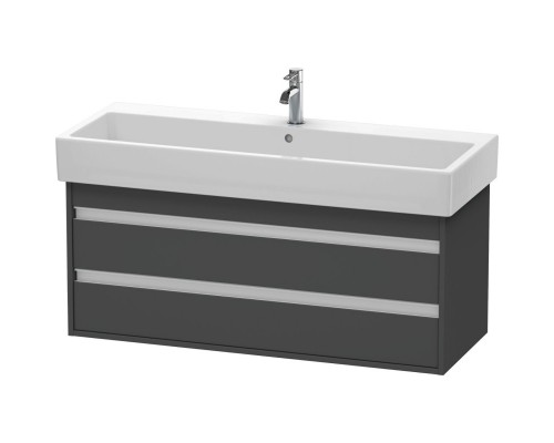 Тумба графит матовый 115 см Duravit Ketho KT663904949