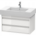 Тумба белый глянец 80 см Duravit Ketho KT664002222 Тумба белый глянец 80 см Duravit Ketho KT664002222