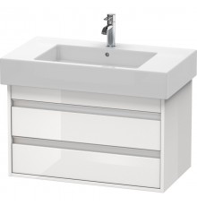 Тумба белый глянец 80 см Duravit Ketho KT664002222