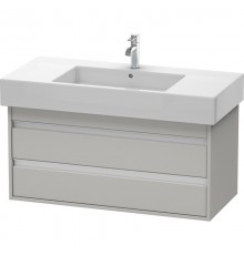 Тумба бетонно-серый матовый 100 см Duravit Ketho KT664100707