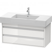 Тумба белый глянец 100 см Duravit Ketho KT664102222